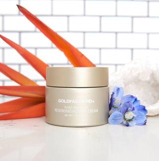 Plant Profusion Night Cream artistic shot.