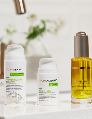 Close up of products by sink